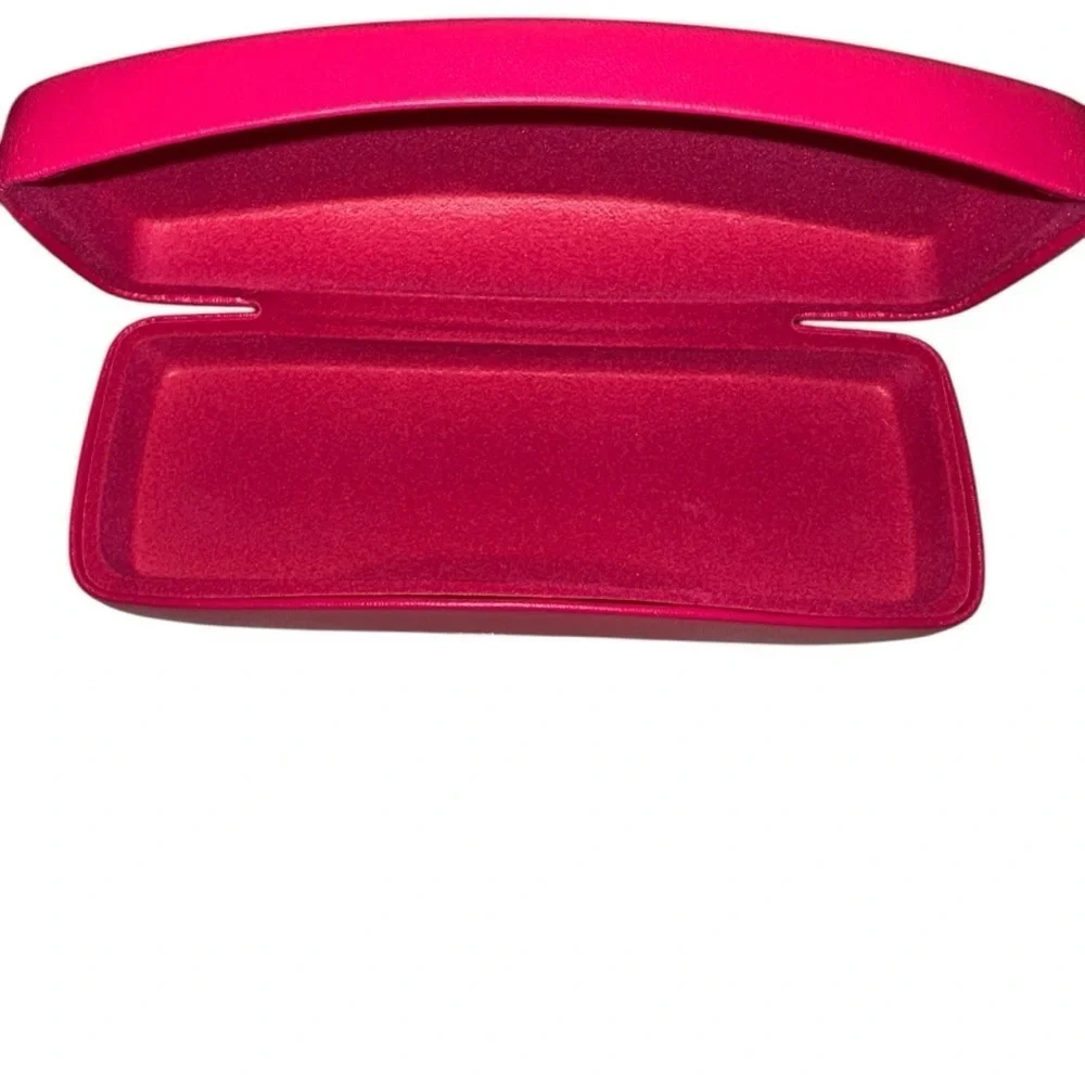 Pink Eyeglass Case with Gold Text “ I AM MORE THAN WHAT YOU SEE”